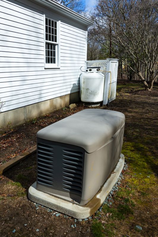 Residential Generator in Use